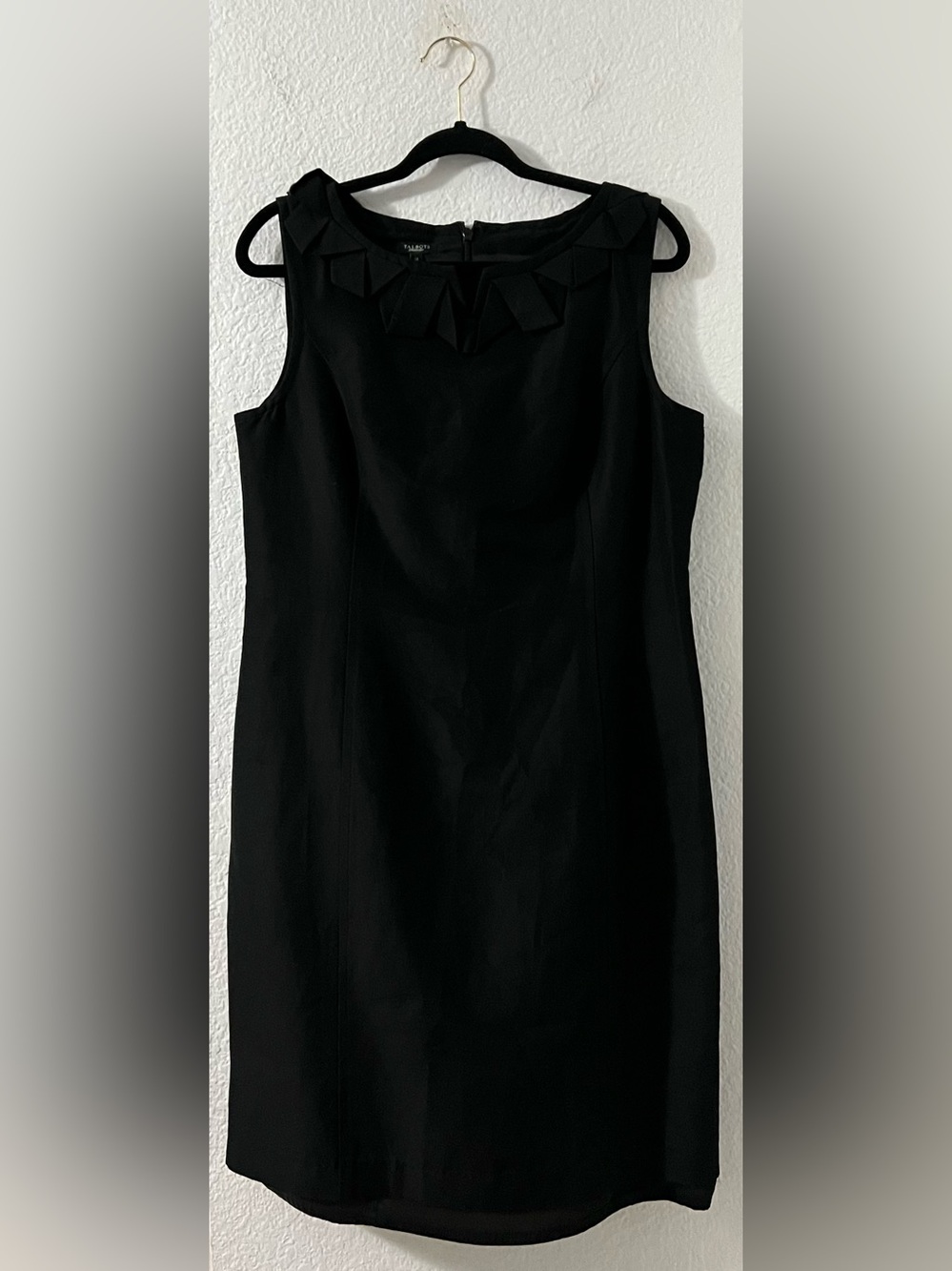Talbots sleeveless sheath dress